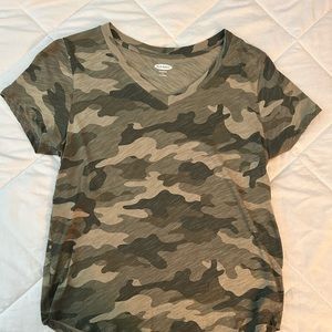 Old Navy Green Camo top
